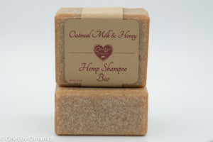 Oatmeal Milk & Honey Hemp Shampoo Bar