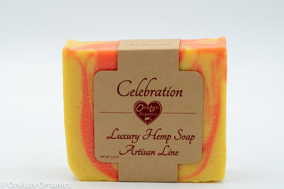 Celebration Luxury Hemp Soap- Artisan Line