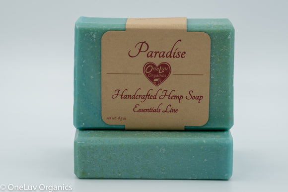 Paradise Handcrafted Hemp Soap: Essentials Line Hemp